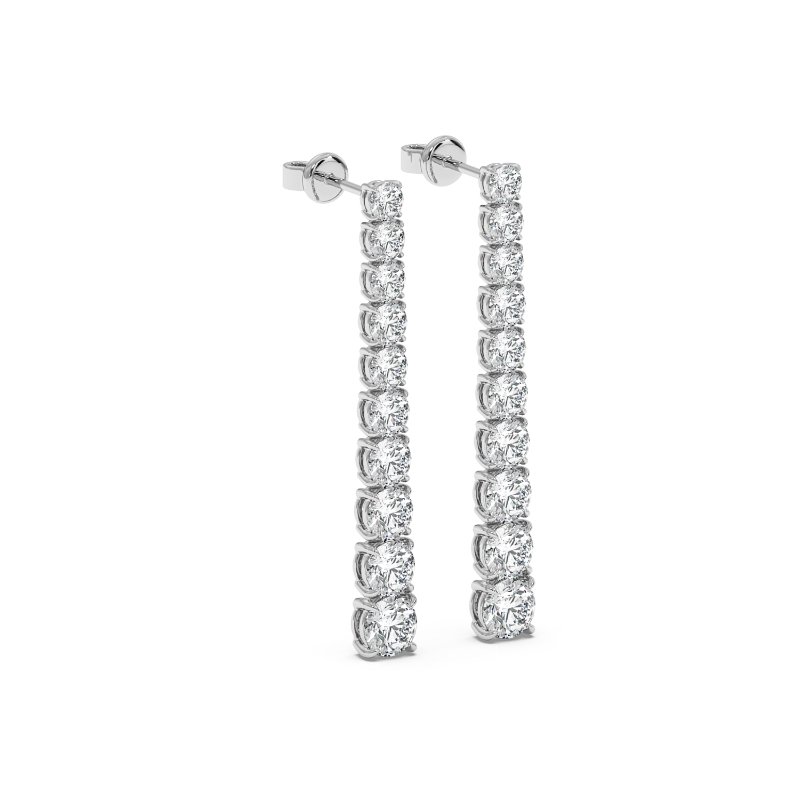 18K White Gold Bianca Earrings