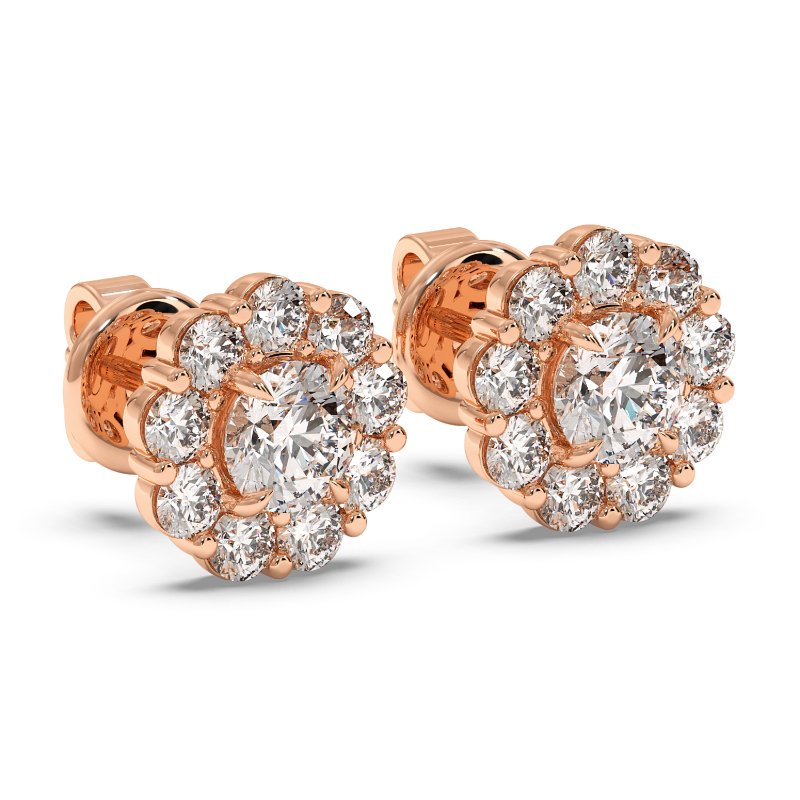 18K Rose Gold Kaylah Earrings
