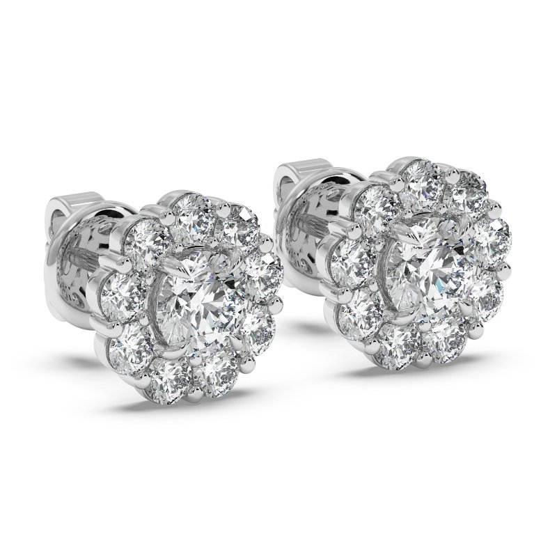 18K White Gold Kaylah Earrings