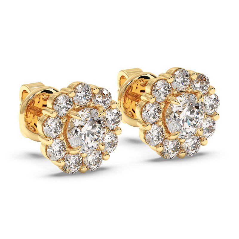 18K Yellow Gold Kaylah Earrings