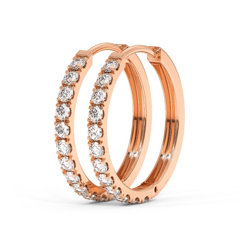 18K Rose Gold Tina Earrings