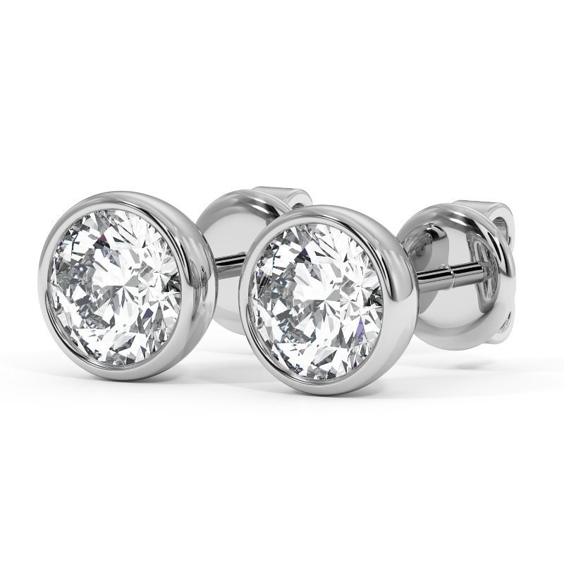 18K White Gold Gianna Earrings