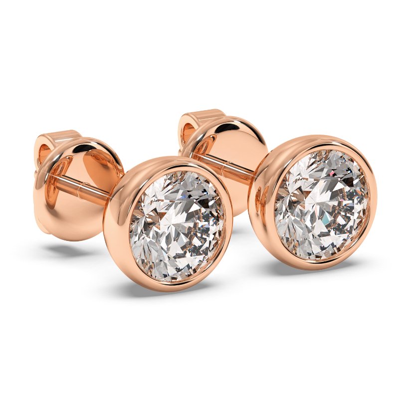 18K Rose Gold Gianna Earrings