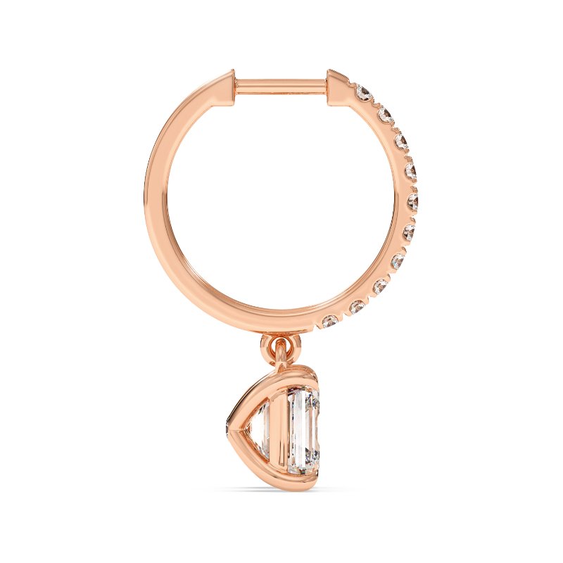 9K Rose Gold Jasmine Earrings