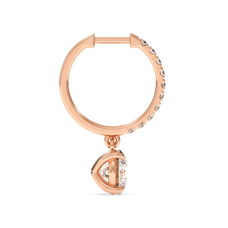 9K Rose Gold Jasmine Earrings