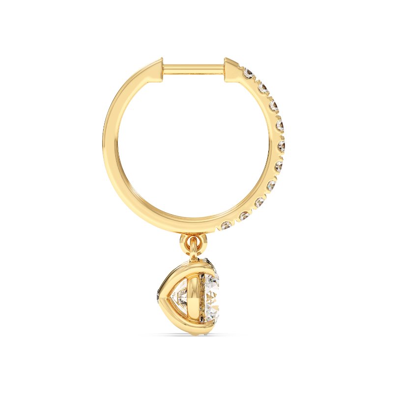 9K Yellow Gold Jasmine Earrings