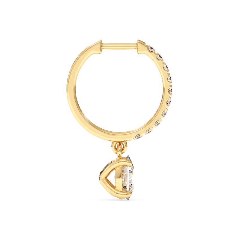 9K Yellow Gold Jasmine Earrings