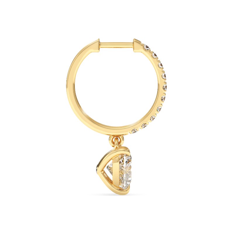 9K Yellow Gold Jasmine Earrings