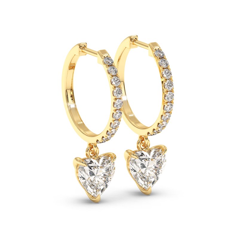 9K Yellow Gold Jasmine Earrings