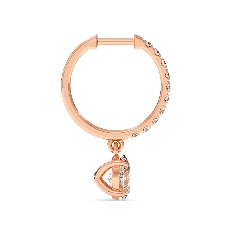 18K Rose Gold Jasmine Earrings
