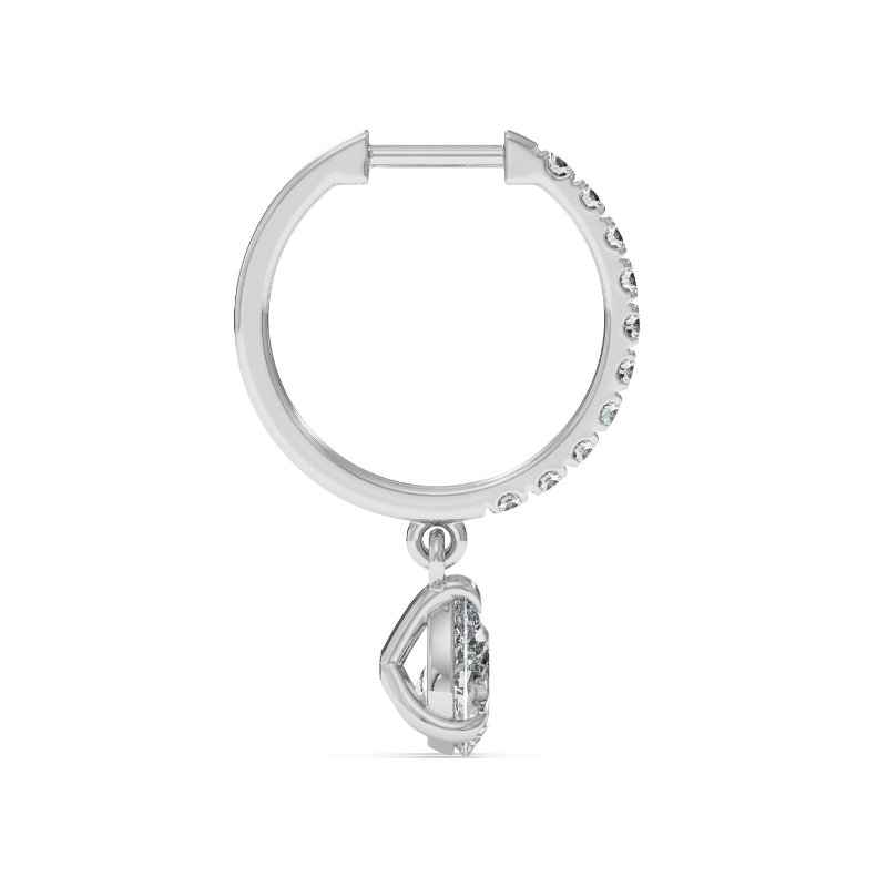 9K White Gold Jasmine Earrings