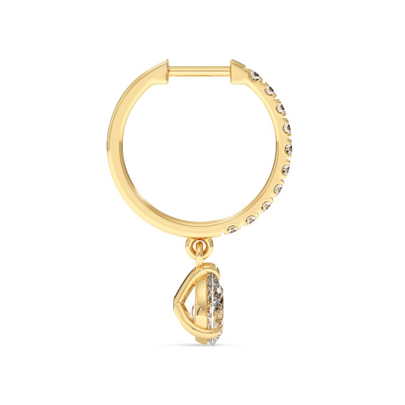 9K Yellow Gold Jasmine Earrings