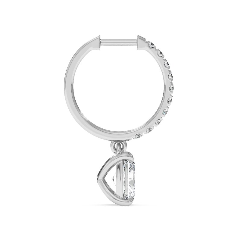 9K White Gold Jasmine Earrings