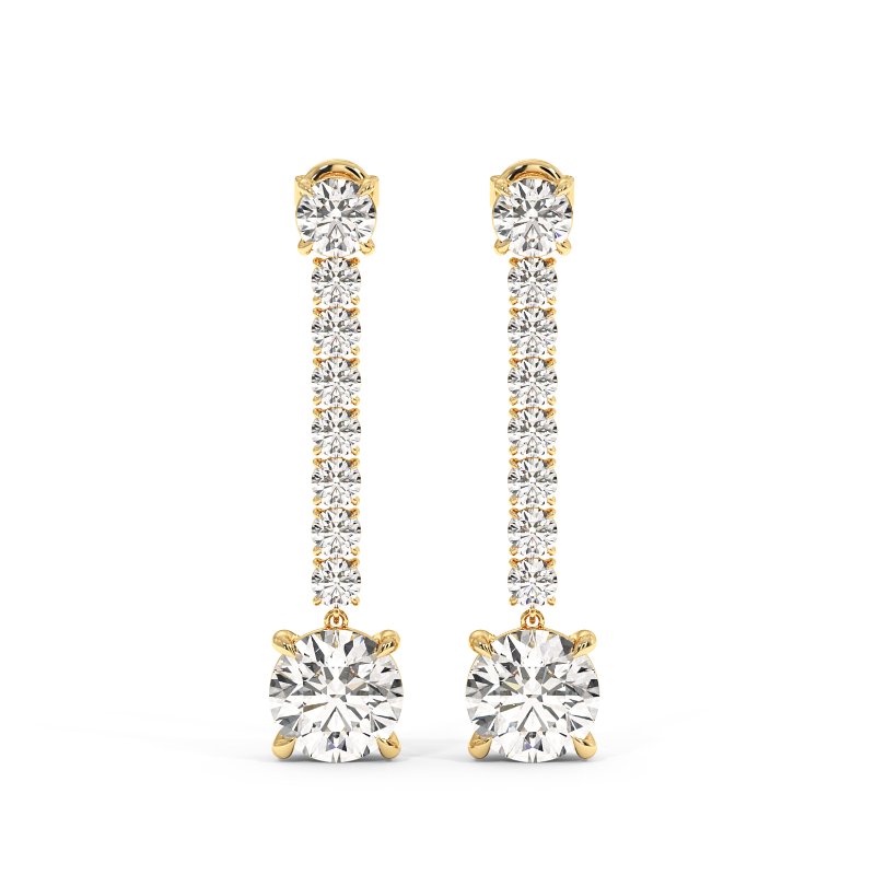 18K White Gold Gabriella Earrings
