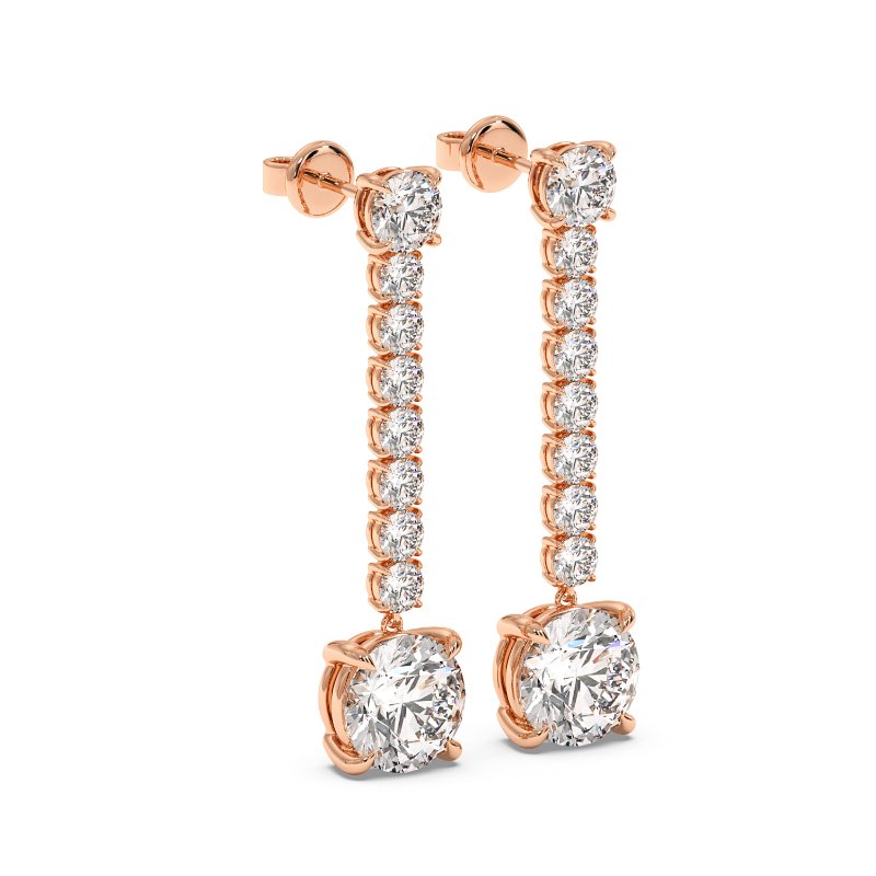 18K Rose Gold Gabriella Earrings