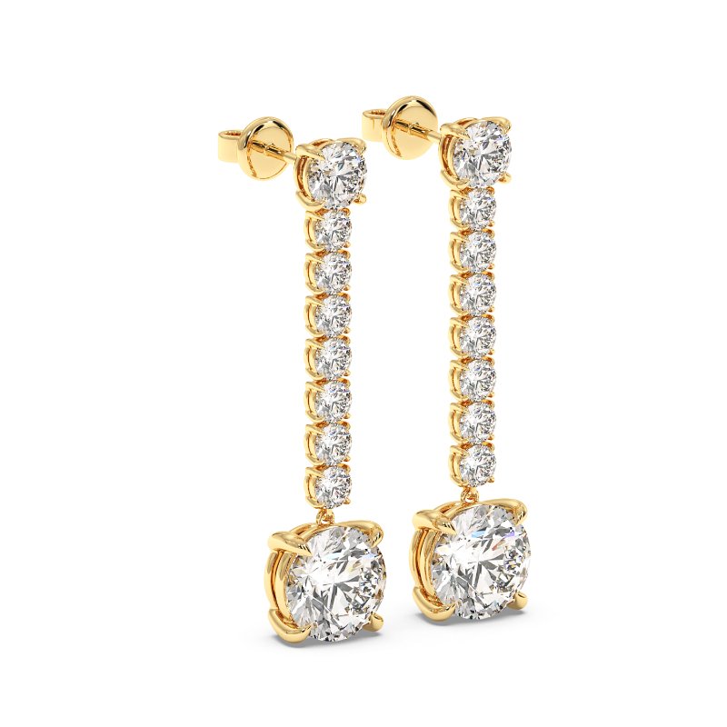 18K Yellow Gold Gabriella Earrings