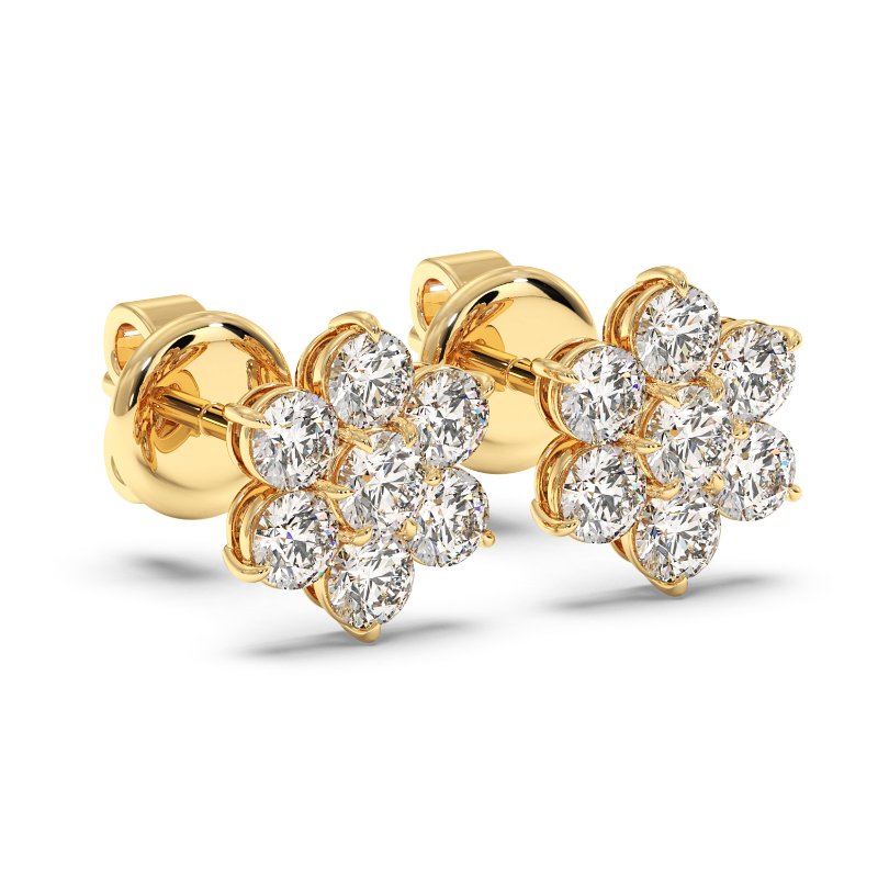 18K Yellow Gold Saskia Earrings