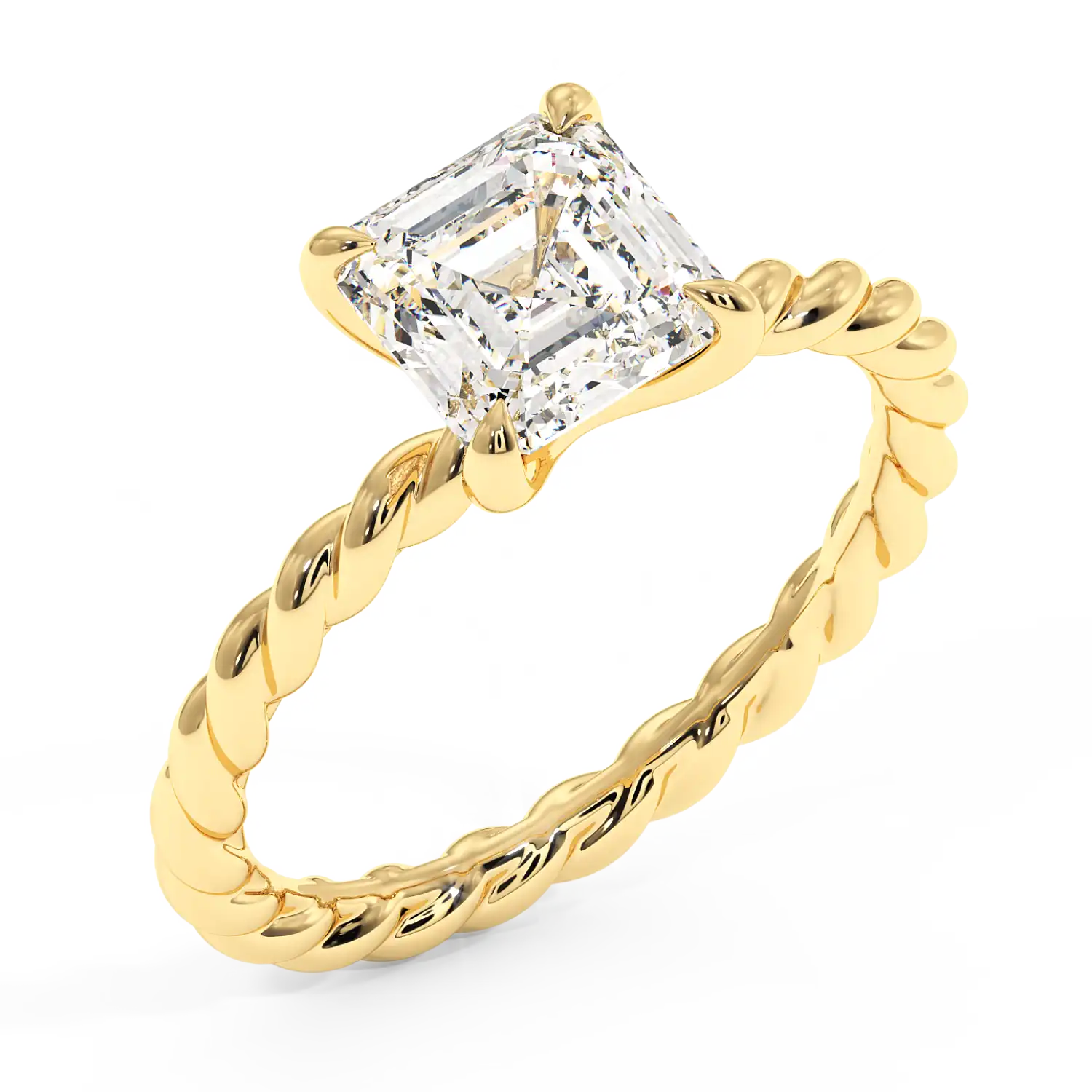 18K Yellow Gold Noa Solitaire Engagement Ring
