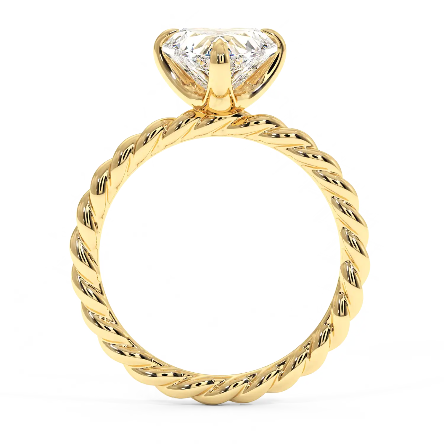 18K Yellow Gold Noa Solitaire Engagement Ring