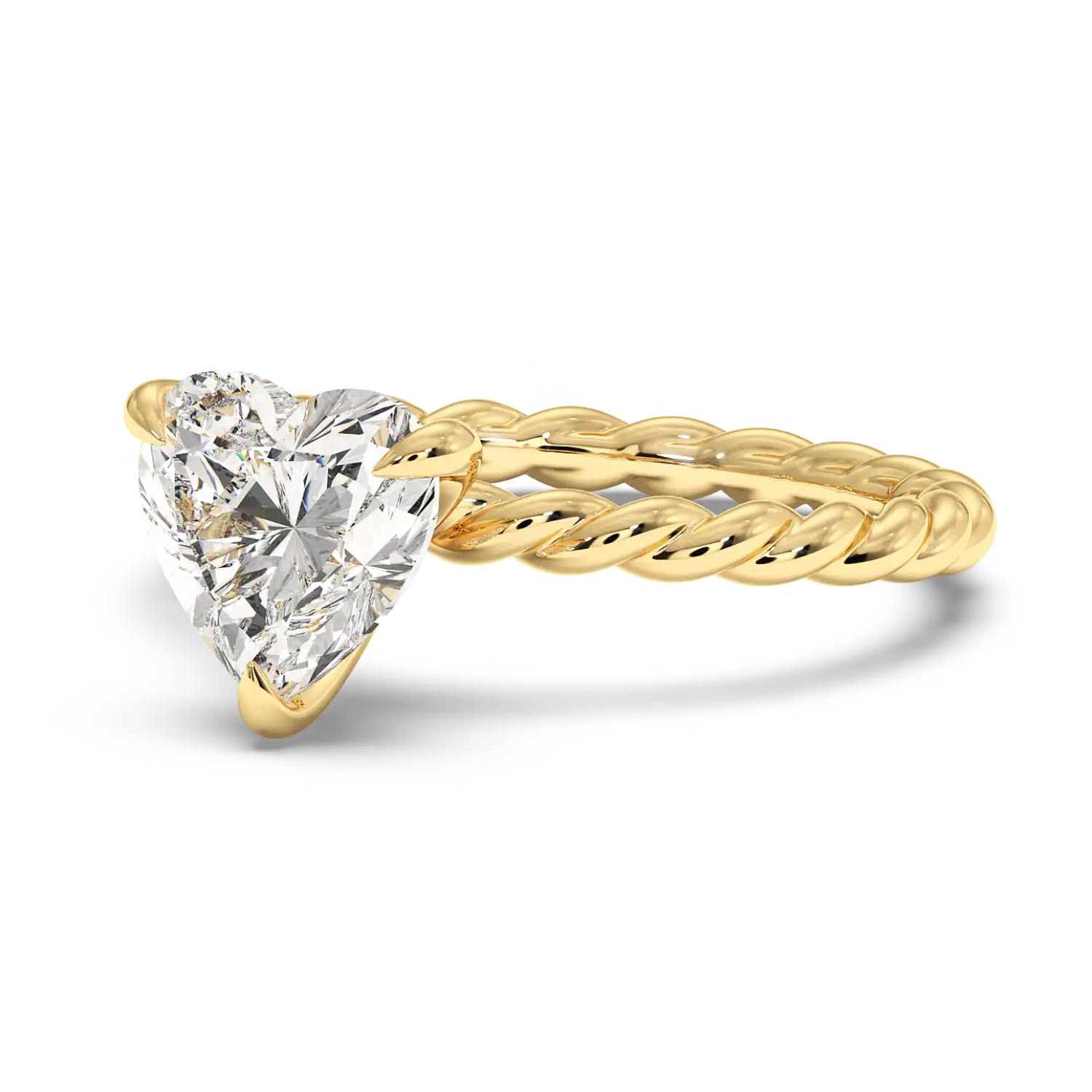18K Yellow Gold Noa Solitaire Engagement Ring