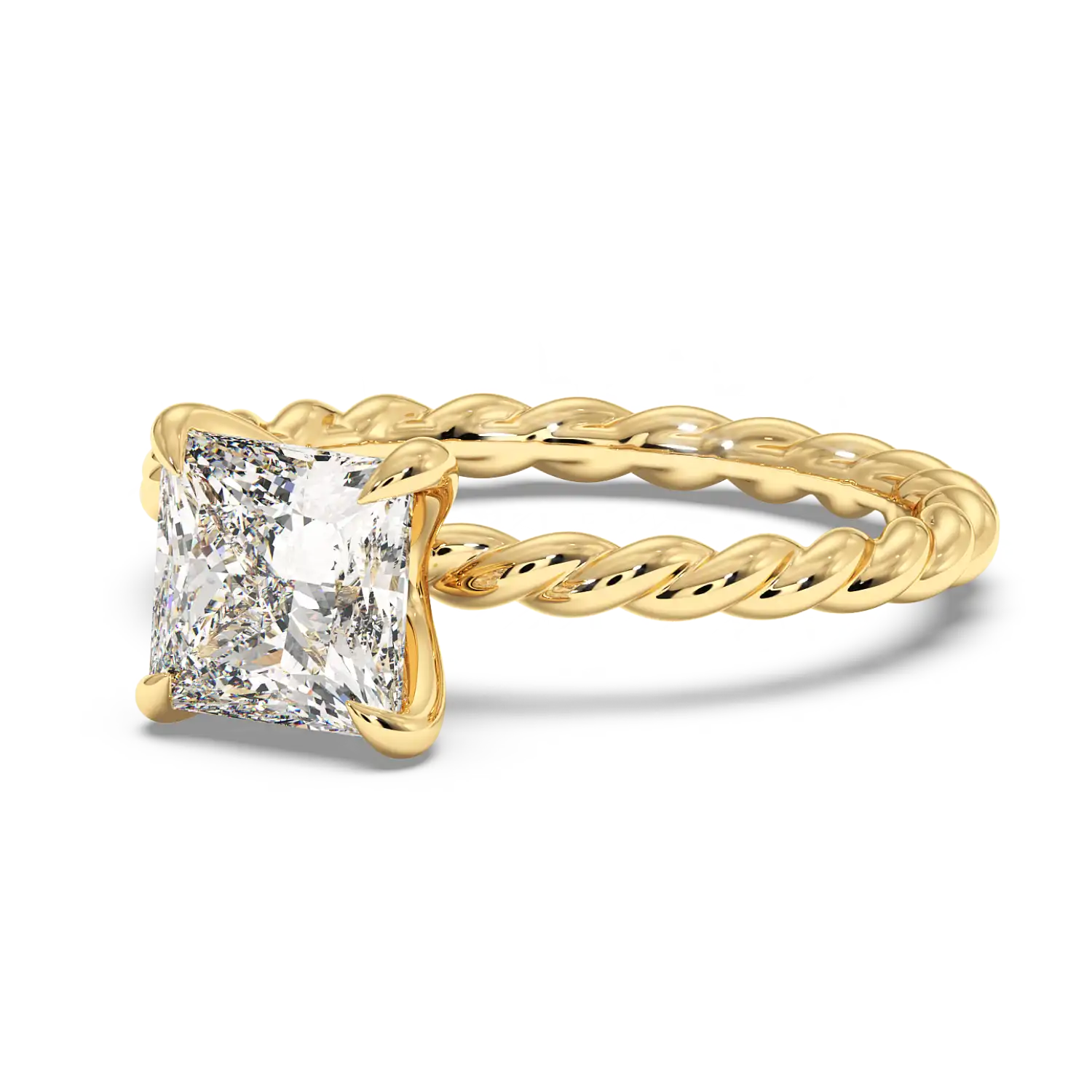 18K Yellow Gold Noa Solitaire Engagement Ring
