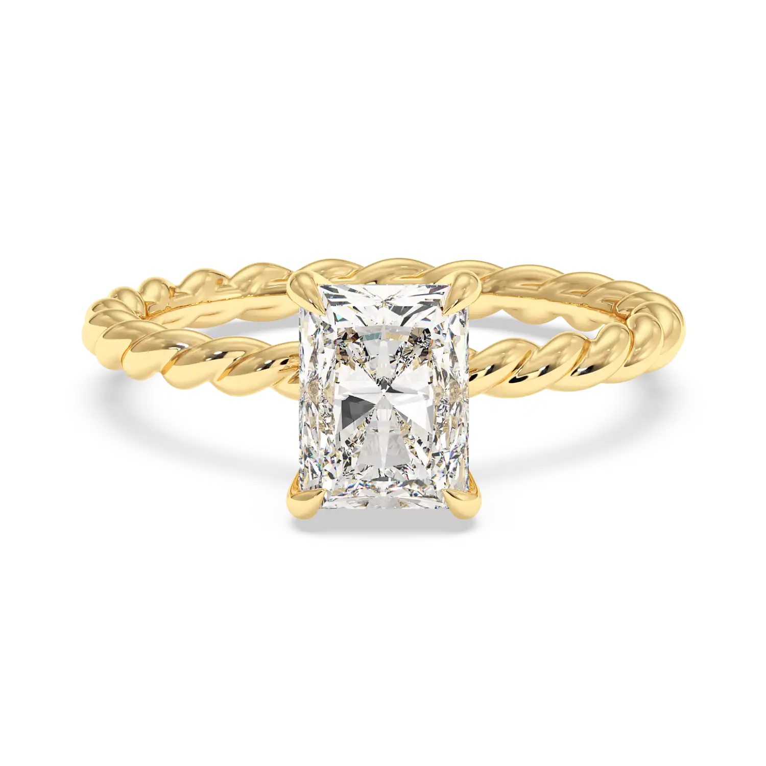 18K White Gold Noa Solitaire Engagement Ring