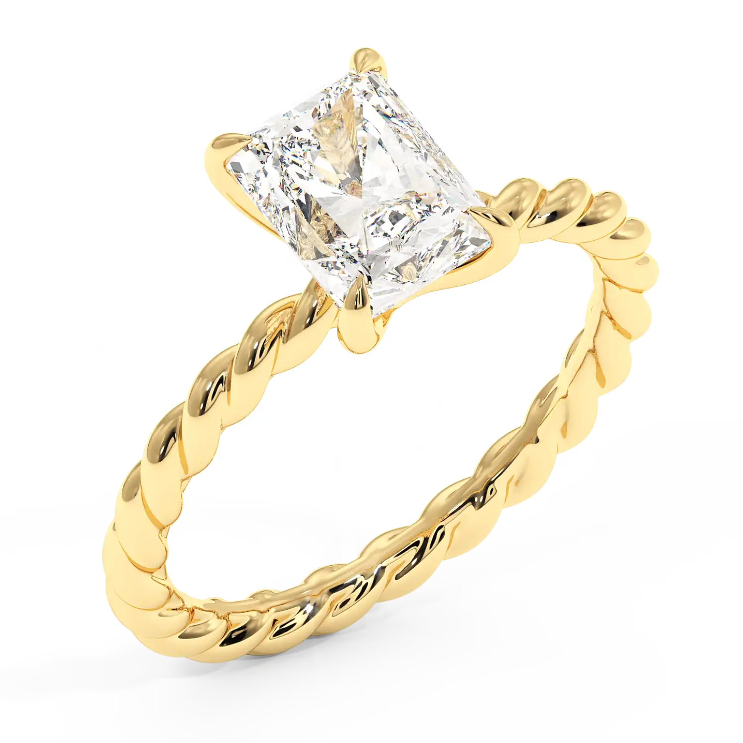18K Yellow Gold Noa Solitaire Engagement Ring