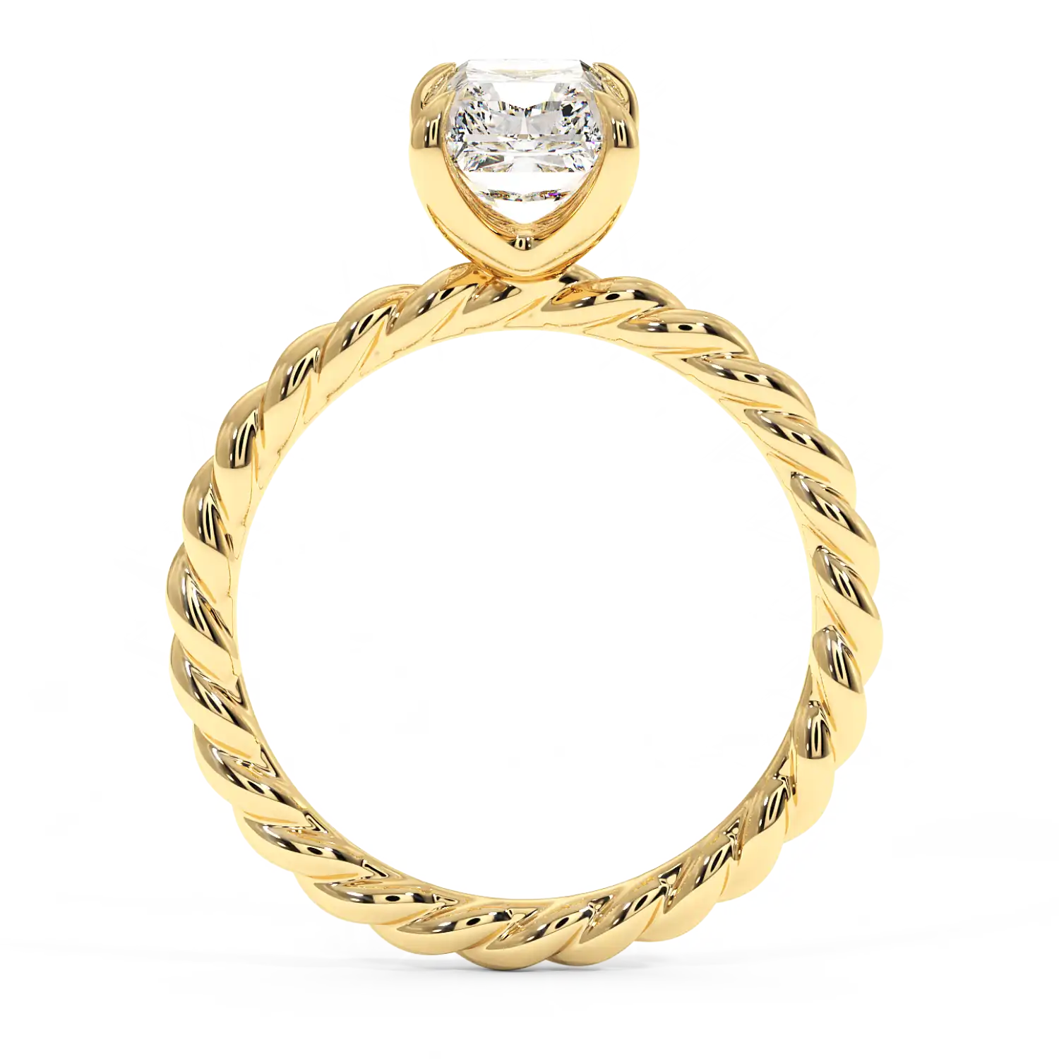 18K Yellow Gold Noa Solitaire Engagement Ring
