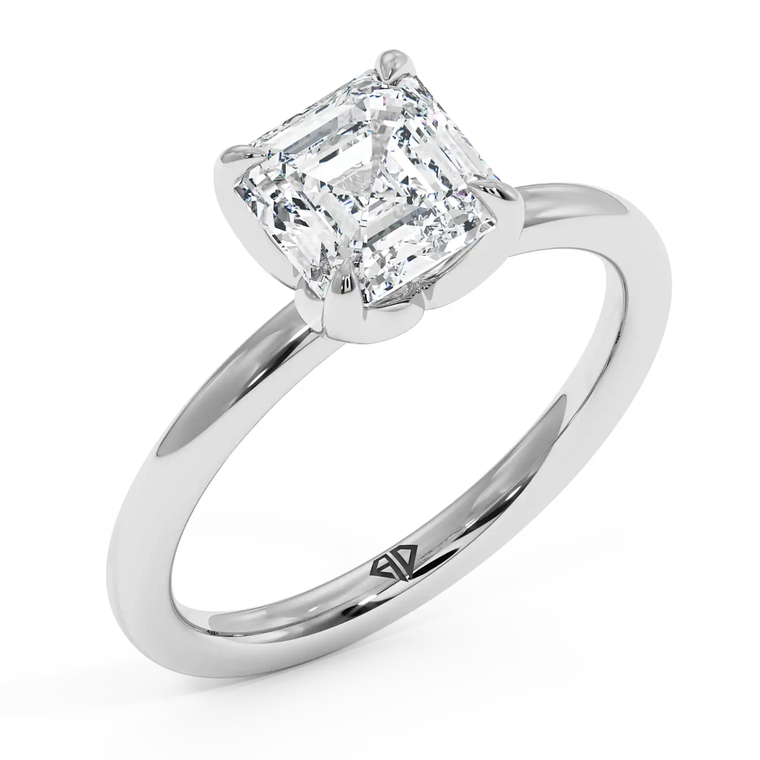Platinum Uma Solitaire Engagement Ring