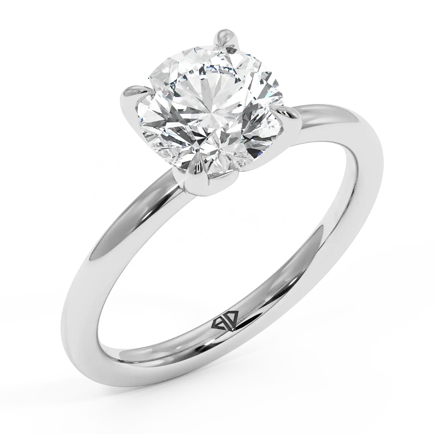 Platinum Uma Solitaire Engagement Ring
