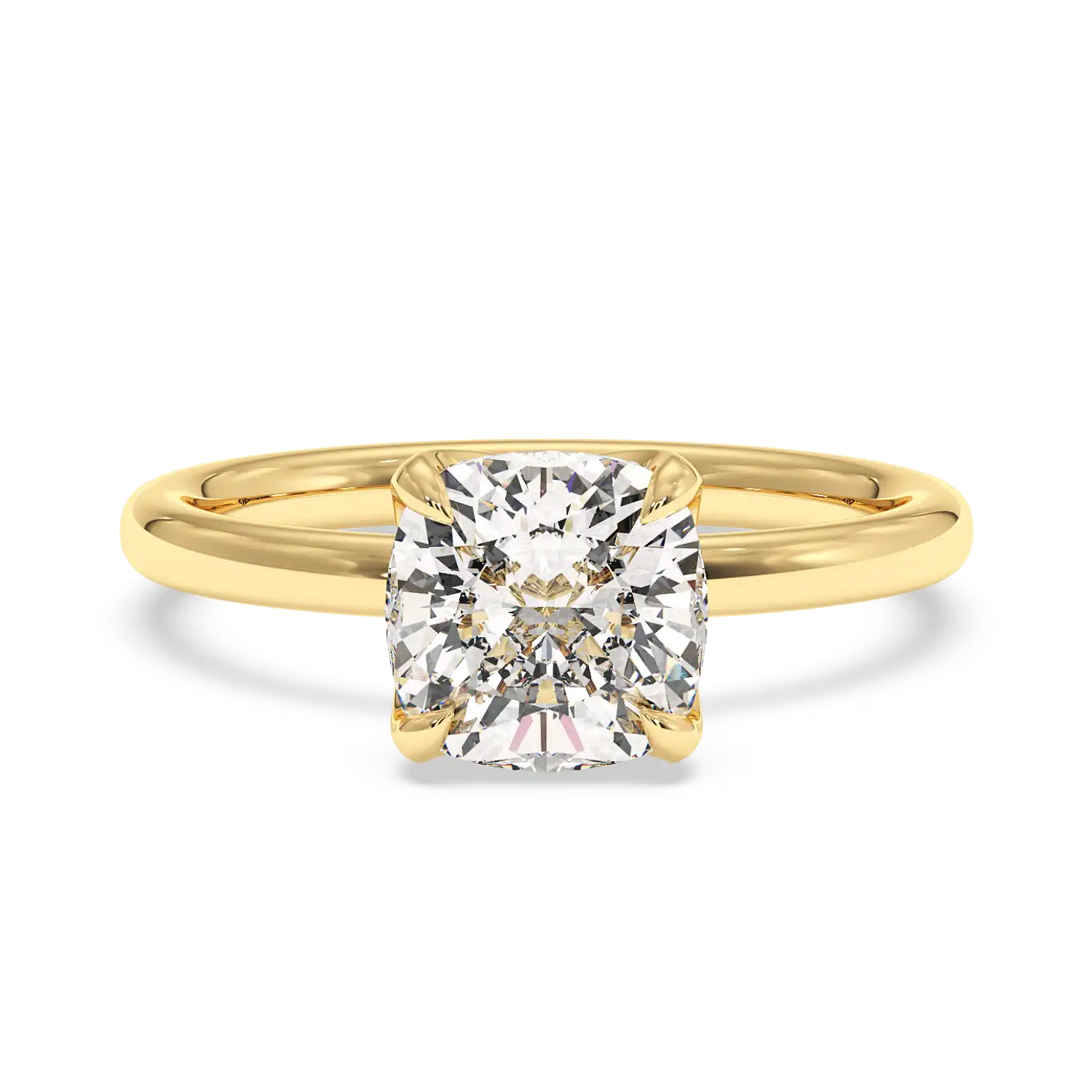 18K White Gold Uma Solitaire Engagement Ring