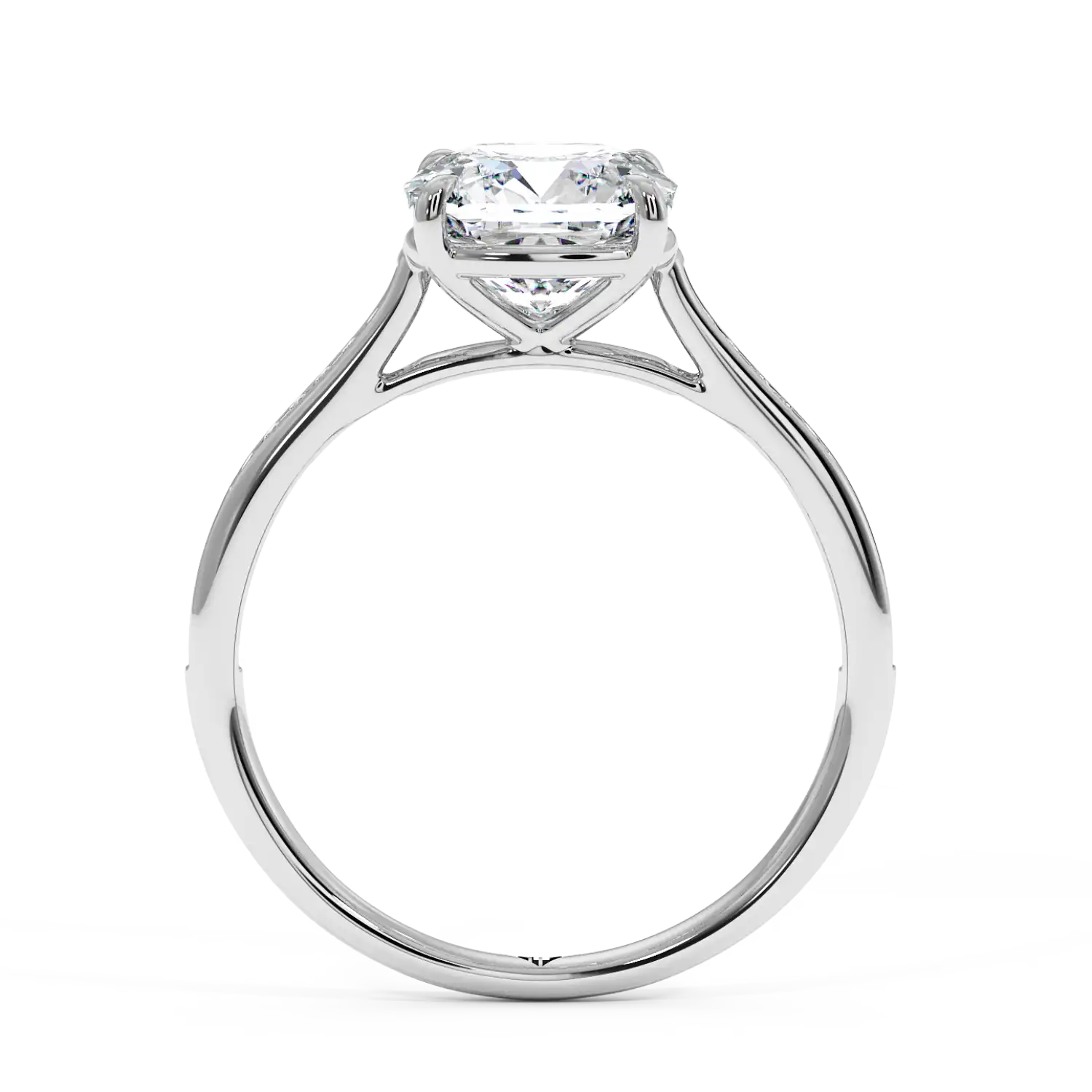 Platinum Poppy Channel Engagement Ring