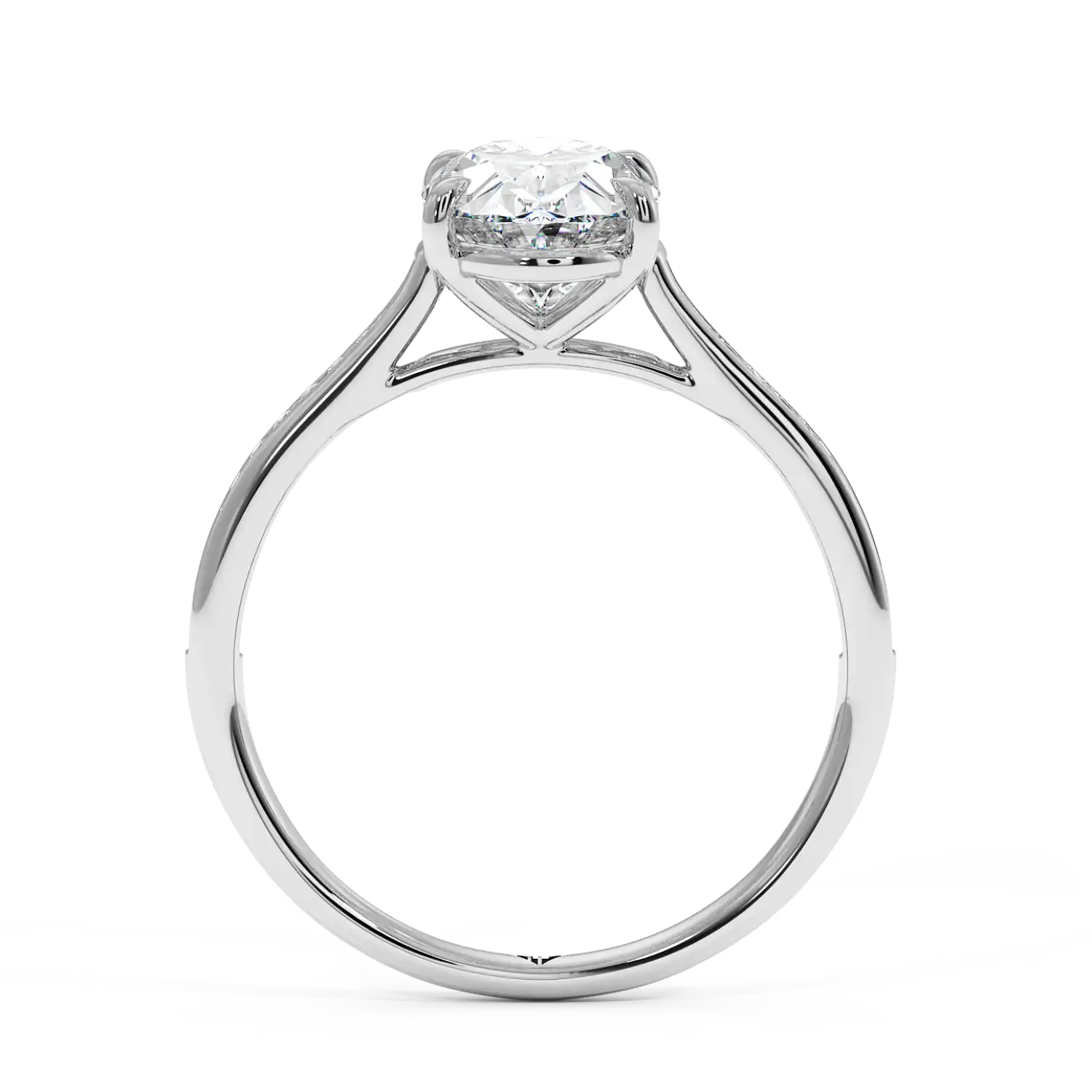 Platinum Poppy Channel Engagement Ring