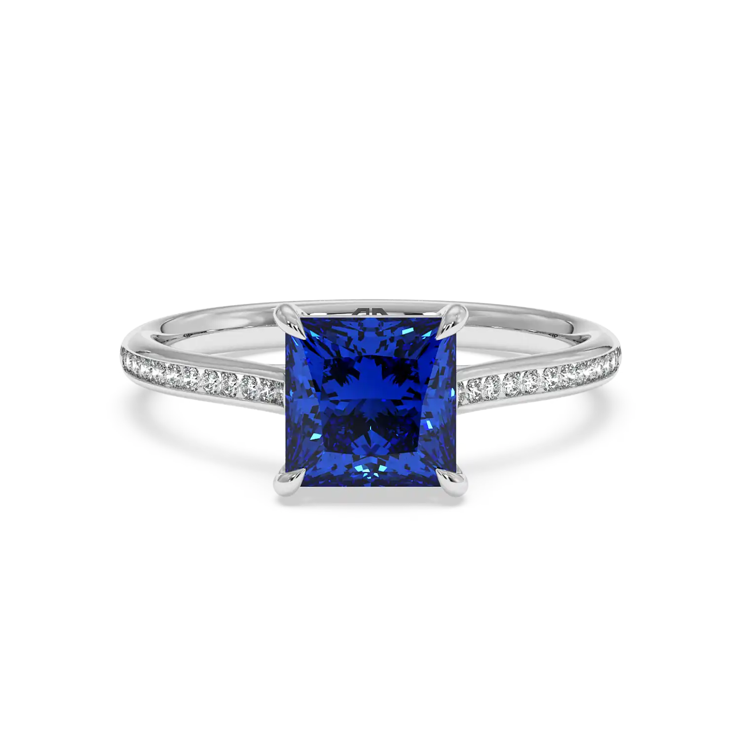 Platinum Poppy Channel Engagement Ring