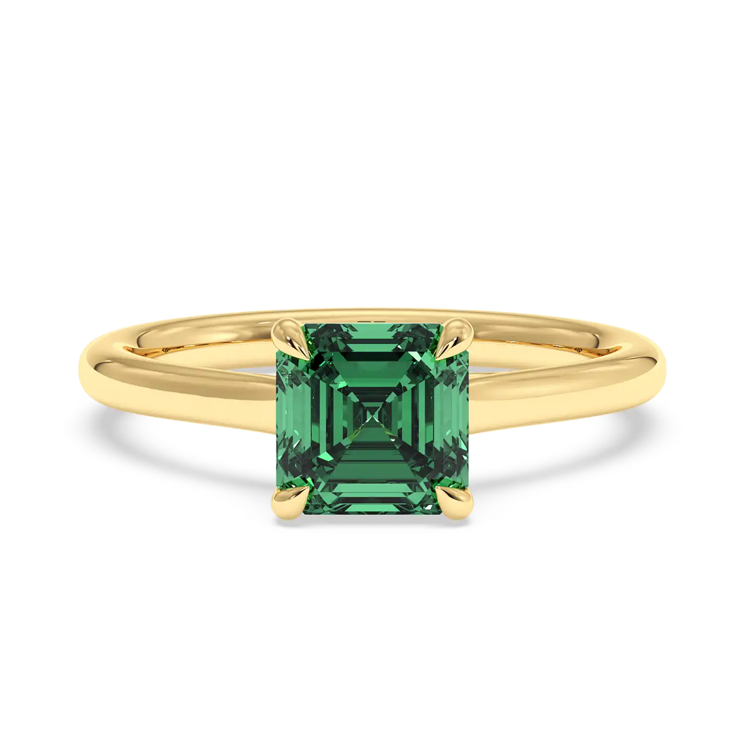 18K Yellow Gold Rowen Solitaire Engagement Ring