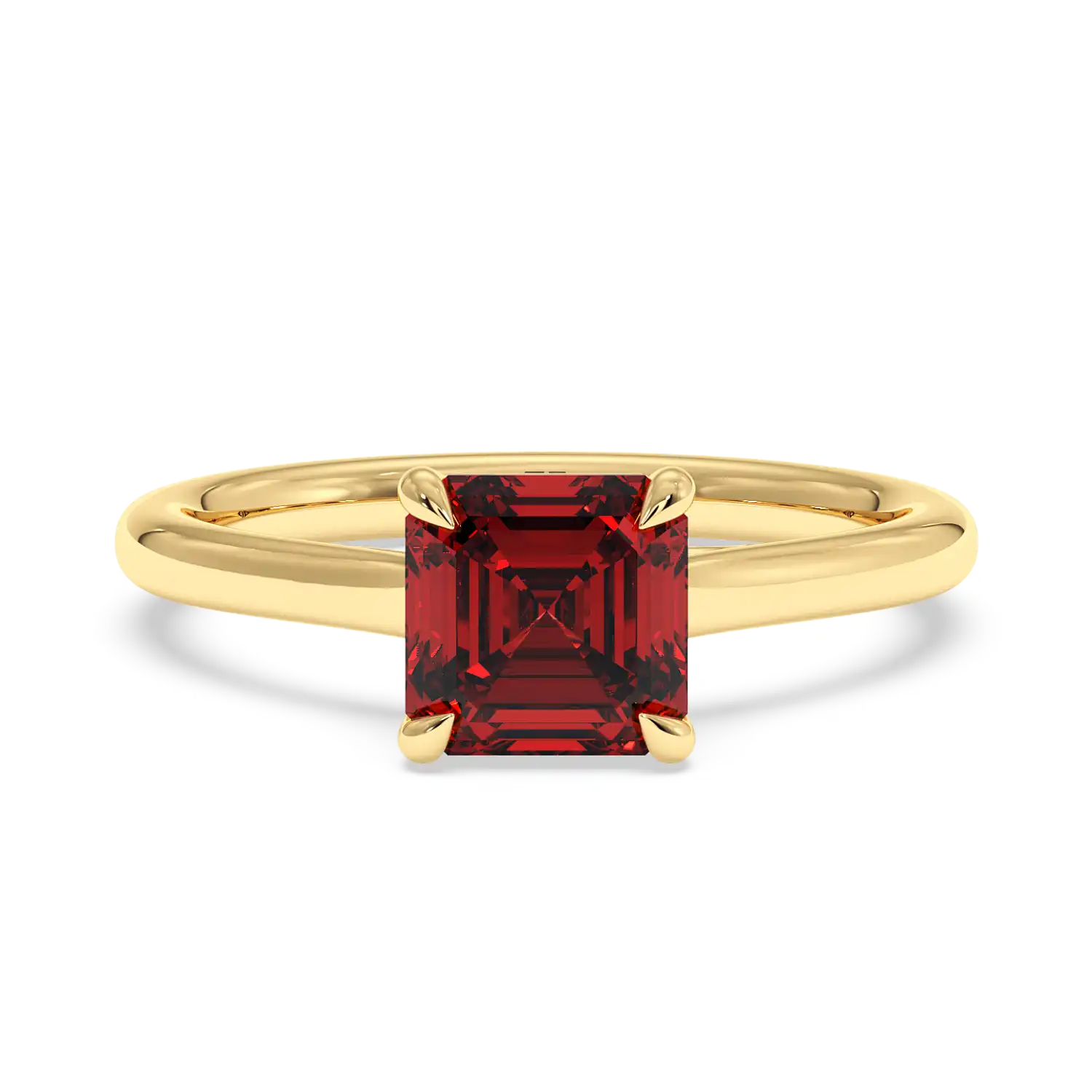 18K Yellow Gold Rowen Solitaire Engagement Ring