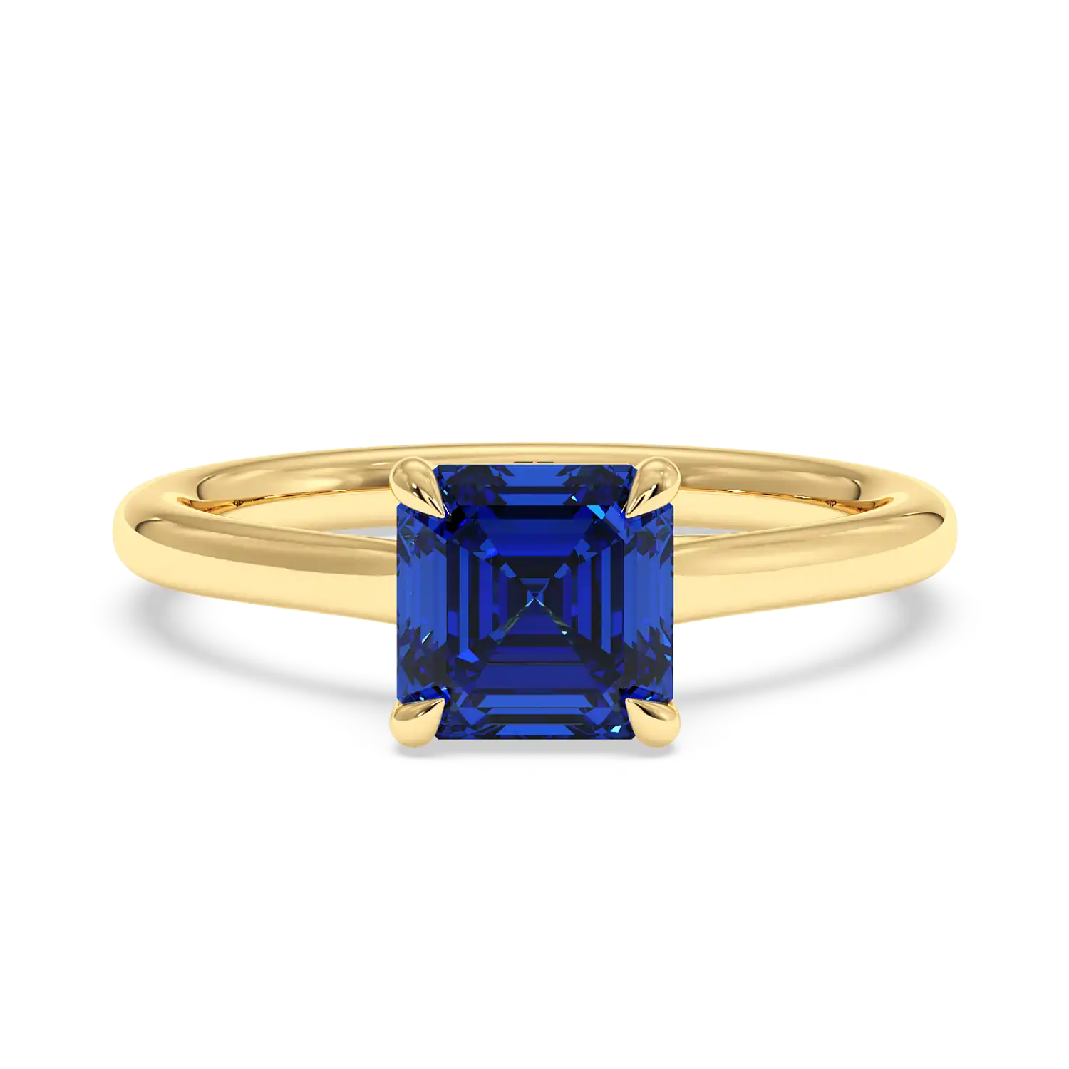 18K Yellow Gold Rowen Solitaire Engagement Ring