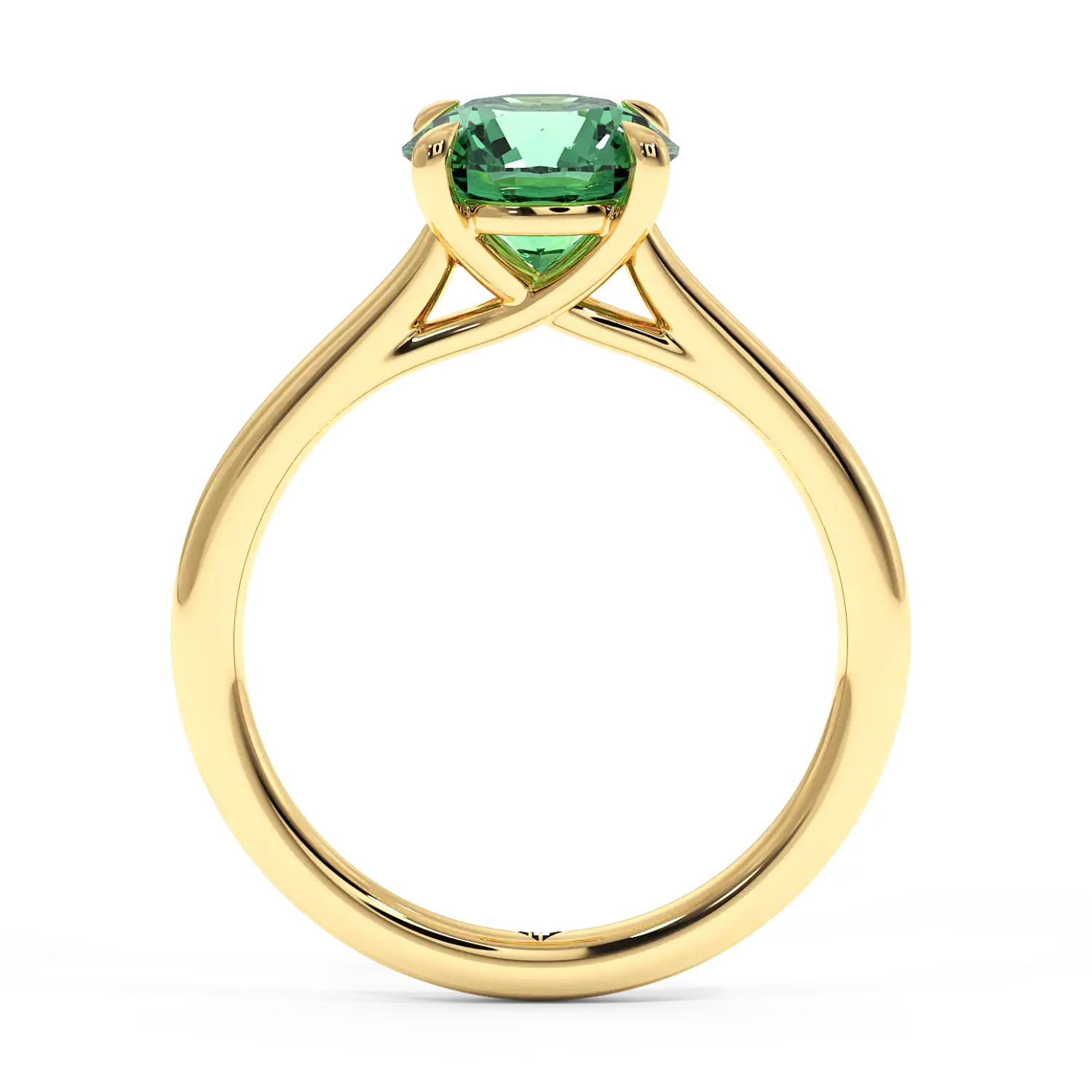 18K Yellow Gold Rowen Solitaire Engagement Ring