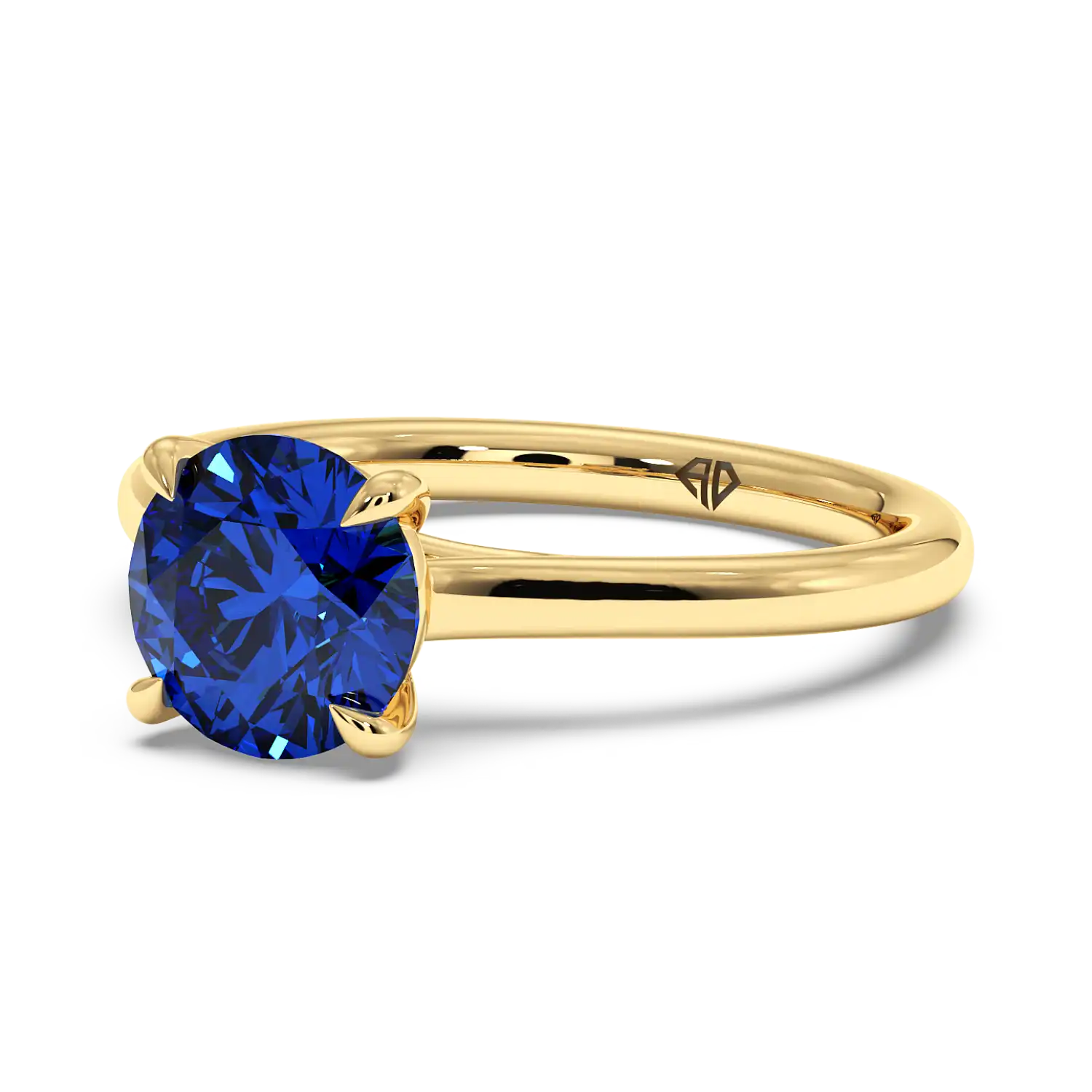 18K Yellow Gold Rowen Solitaire Engagement Ring