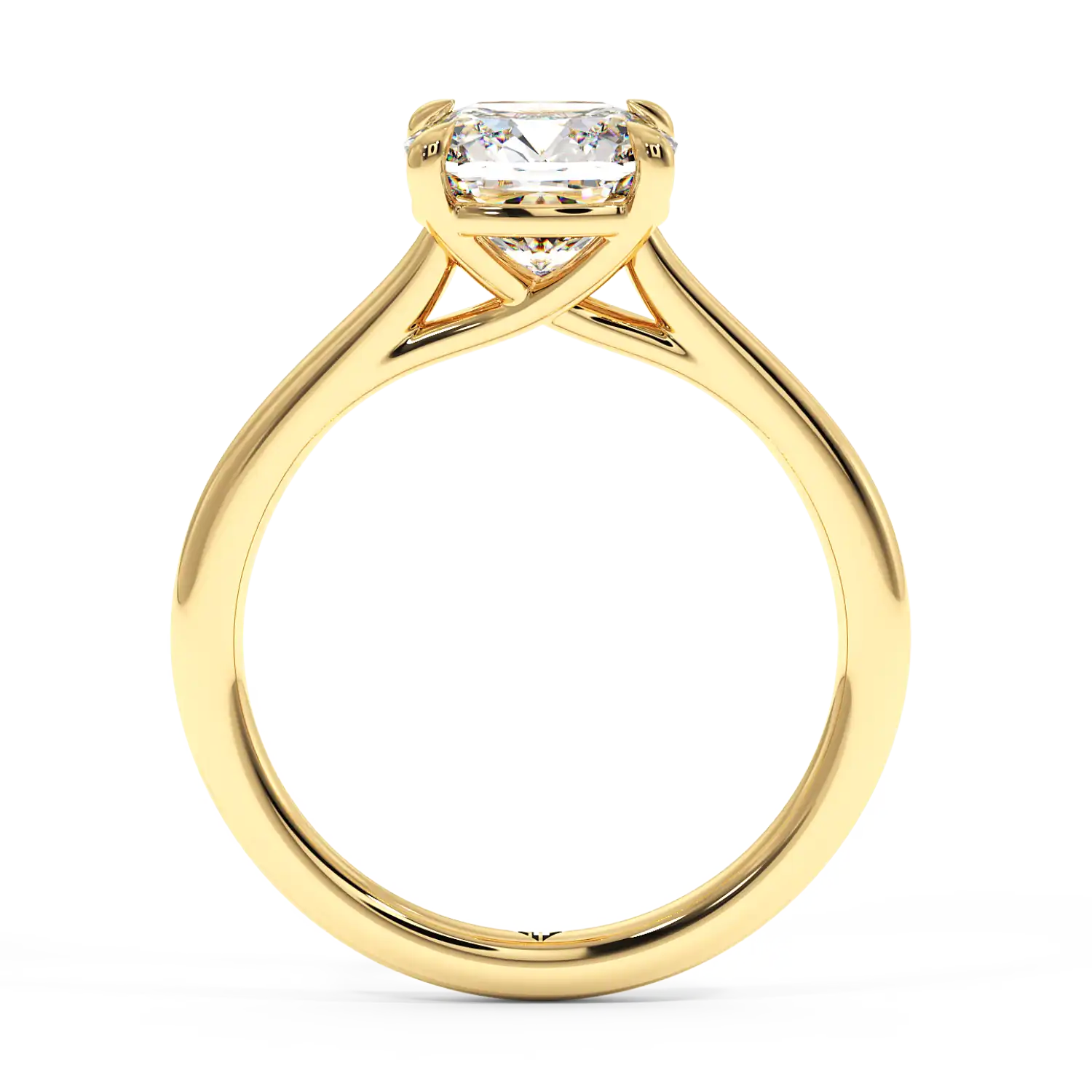 18K Yellow Gold Rowen Solitaire Engagement Ring