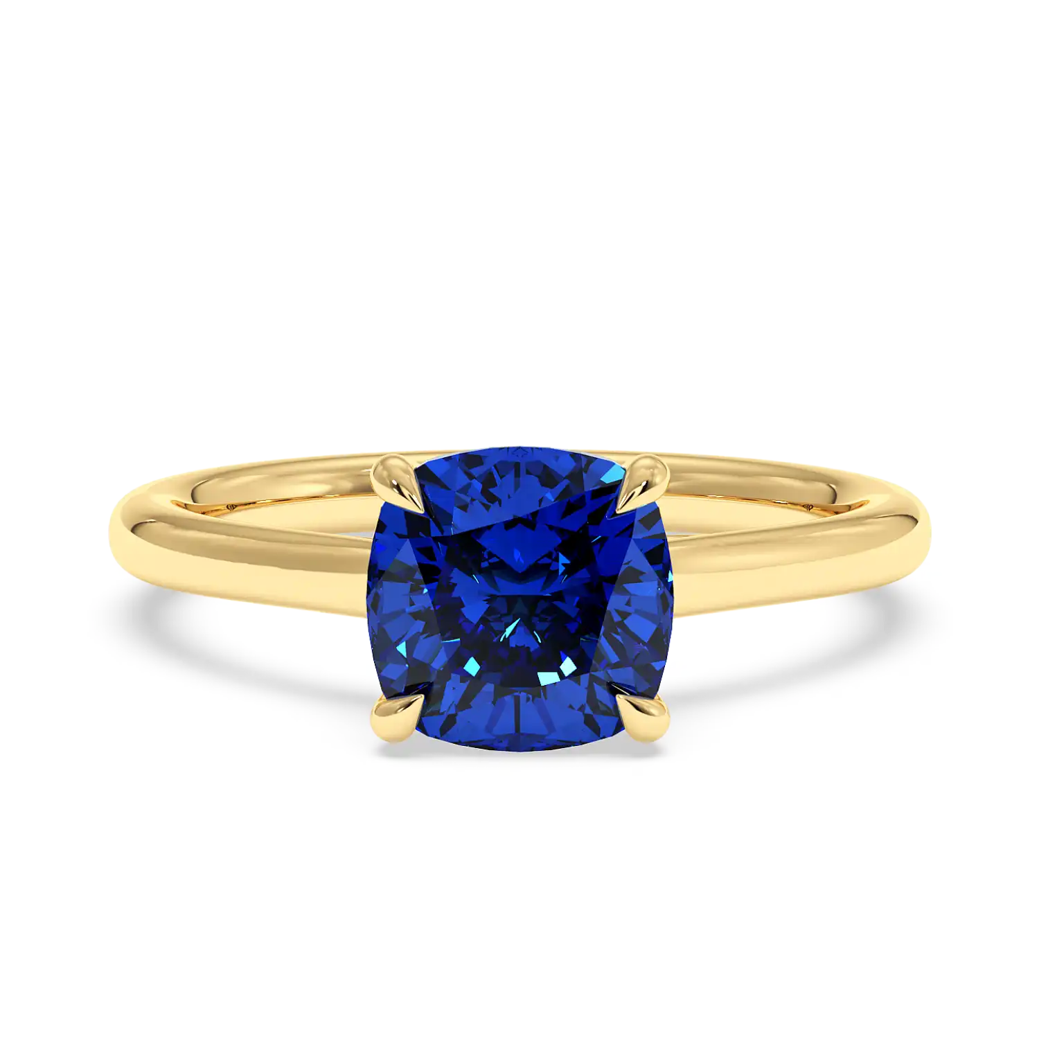 18K Yellow Gold Rowen Solitaire Engagement Ring