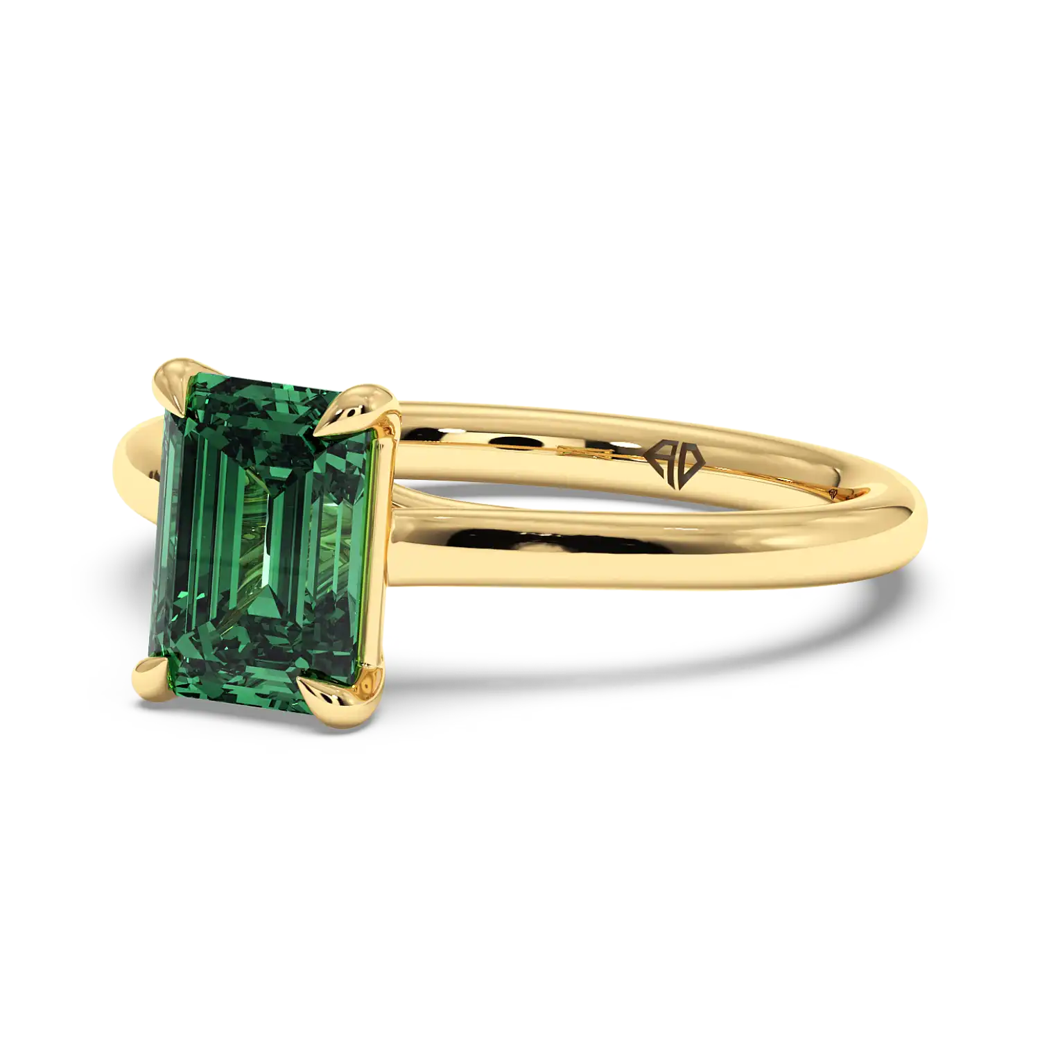 18K Yellow Gold Rowen Solitaire Engagement Ring