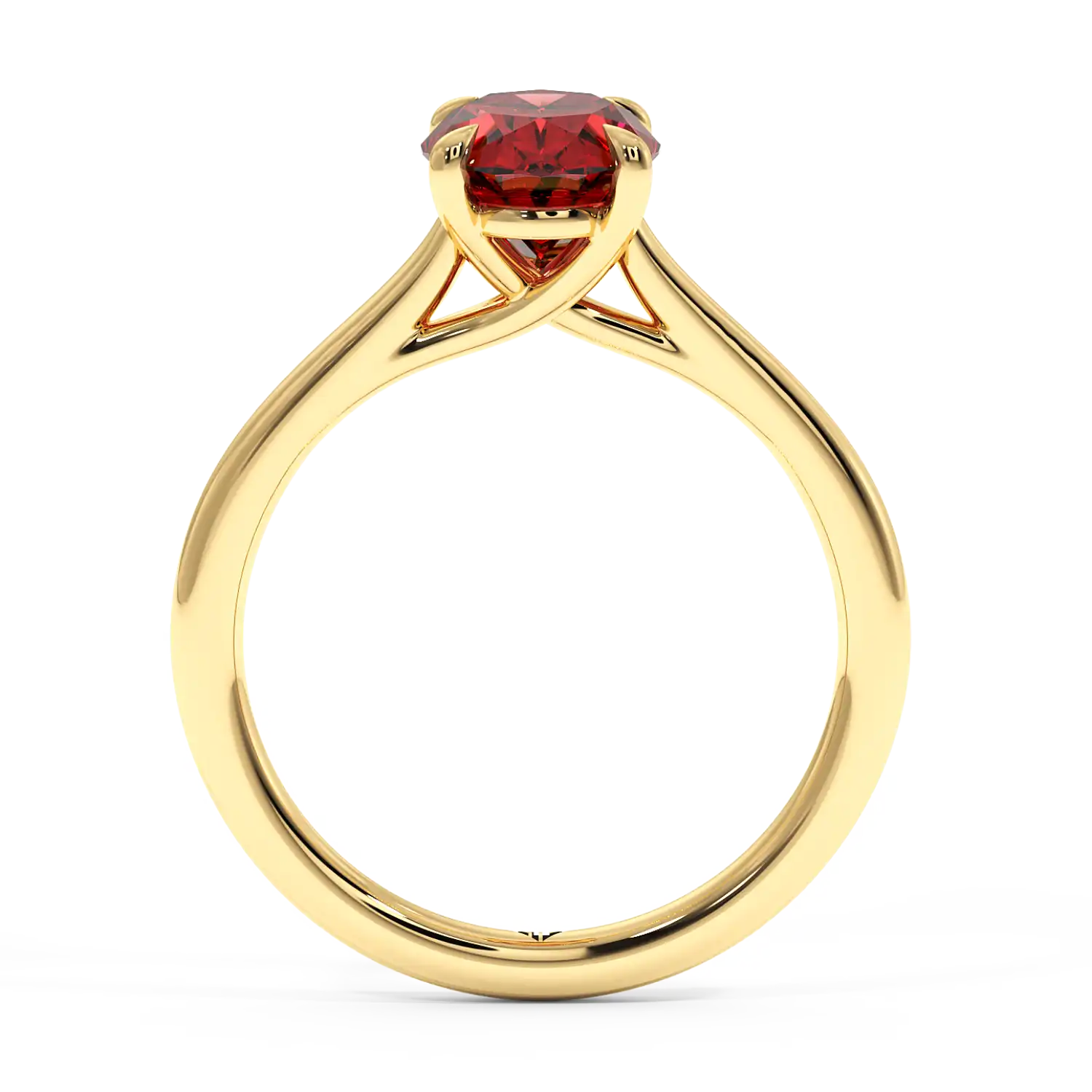 18K Yellow Gold Rowen Solitaire Engagement Ring