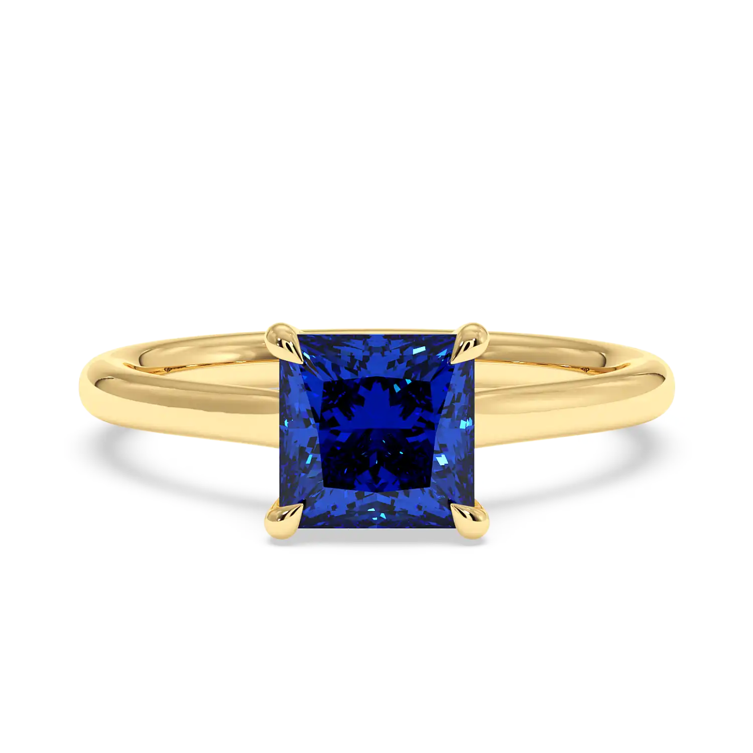 18K Yellow Gold Rowen Solitaire Engagement Ring