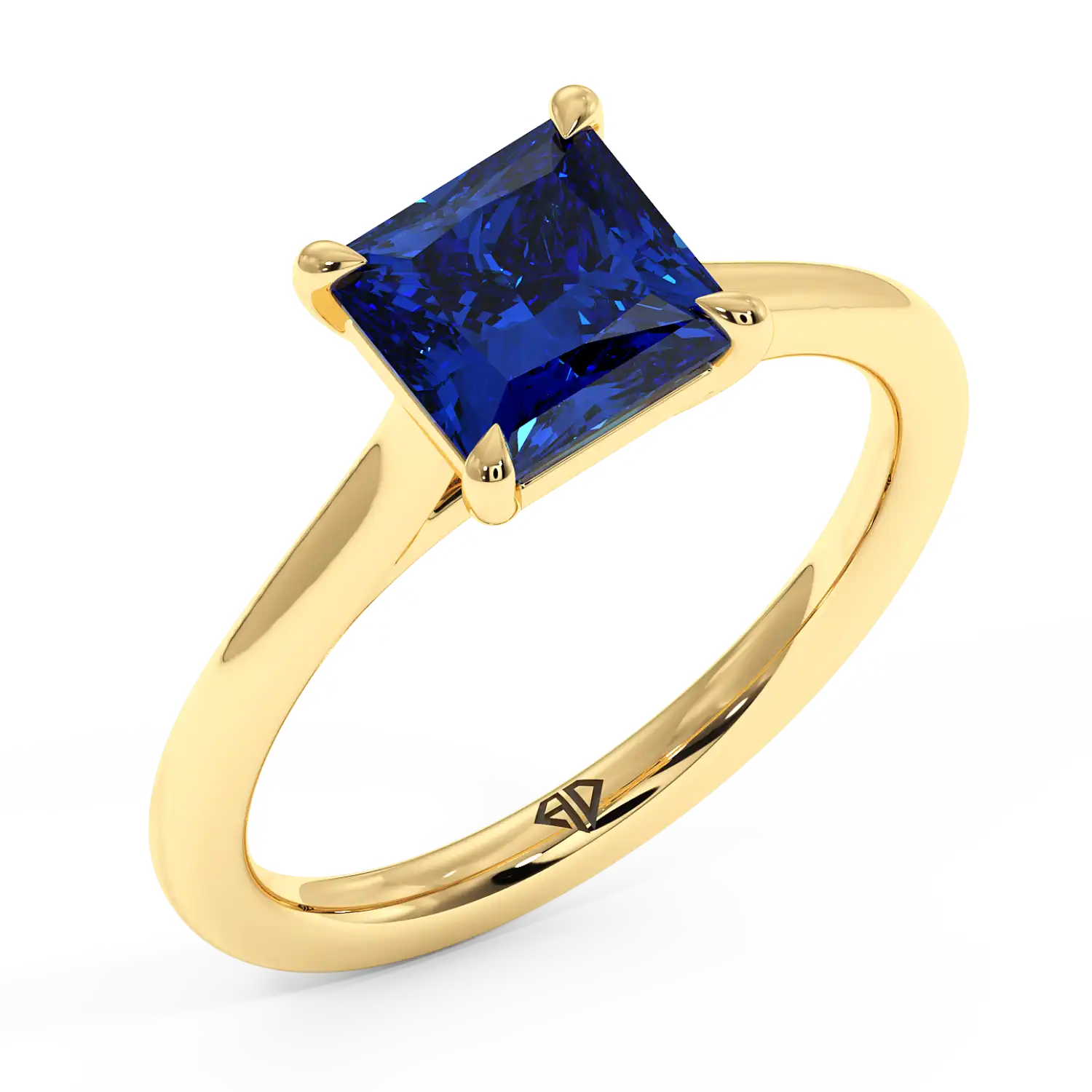 18K Yellow Gold Rowen Solitaire Engagement Ring