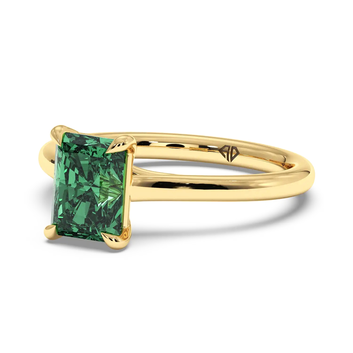 18K Yellow Gold Rowen Solitaire Engagement Ring