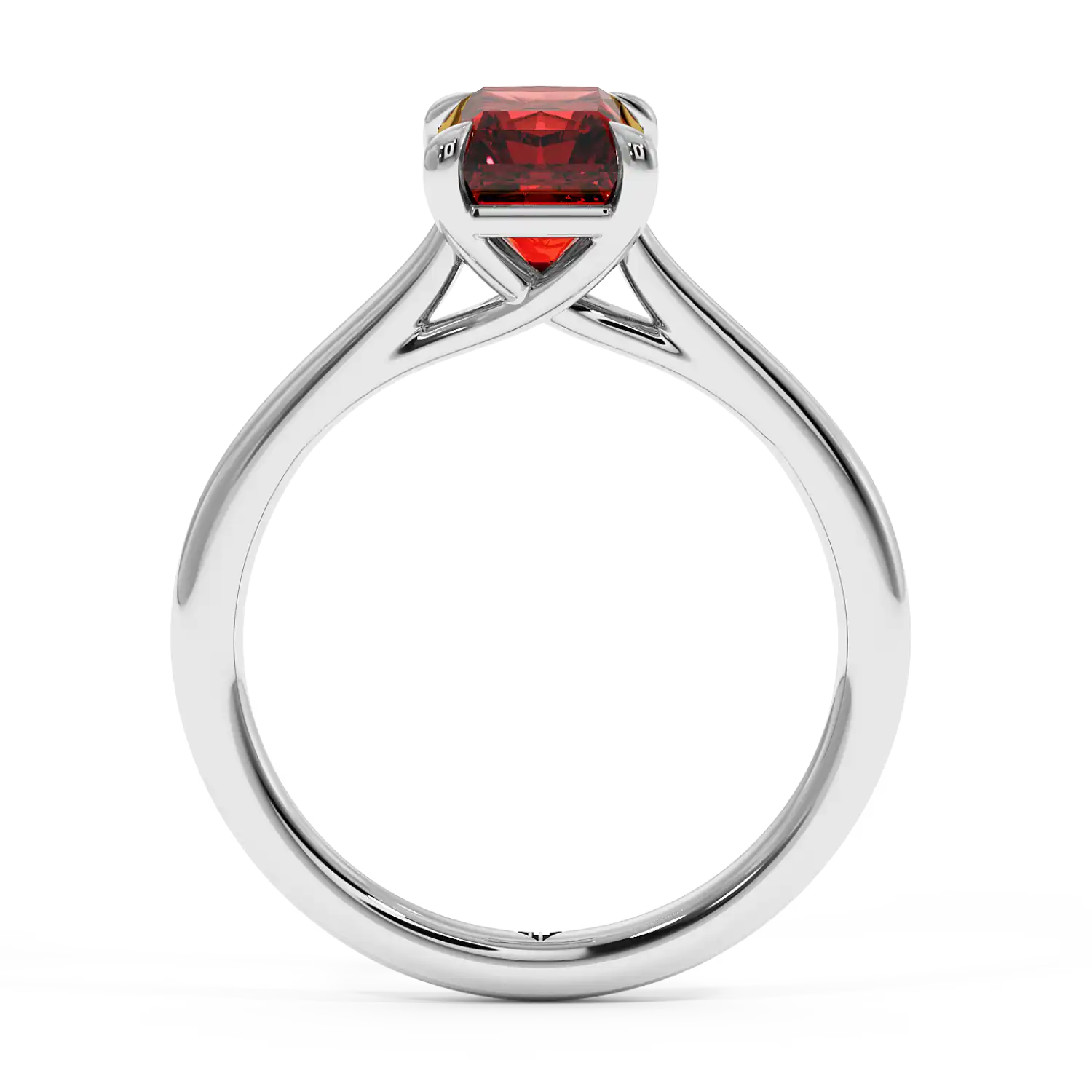 18K White Gold Rowen Solitaire Engagement Ring