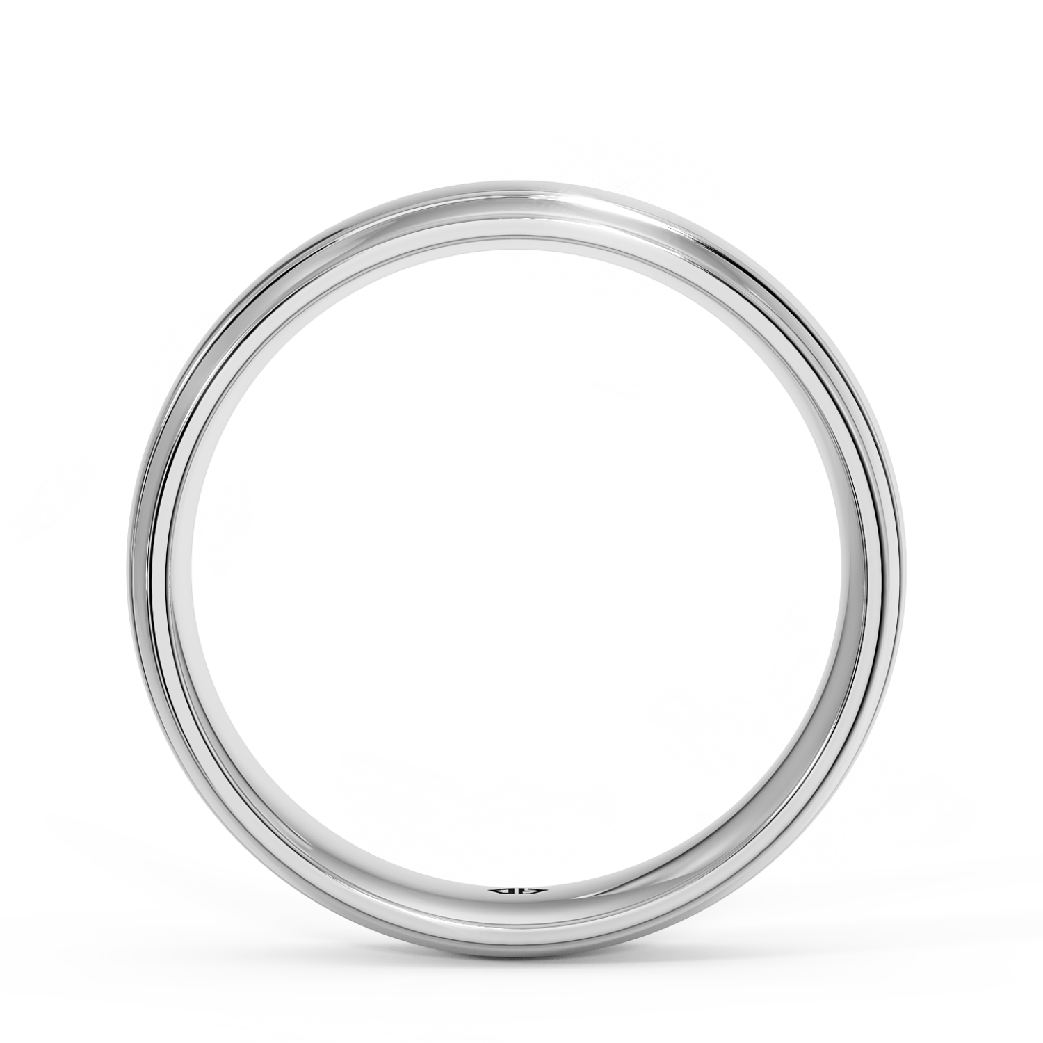 18K White Gold LT5RB11 Wedding Band