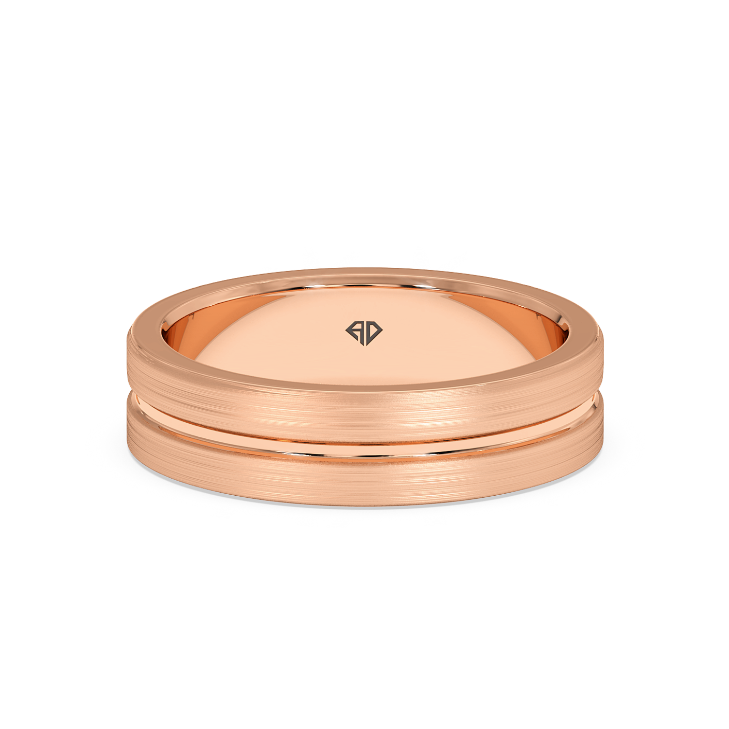 18K White Gold LT5RB15 Wedding Band