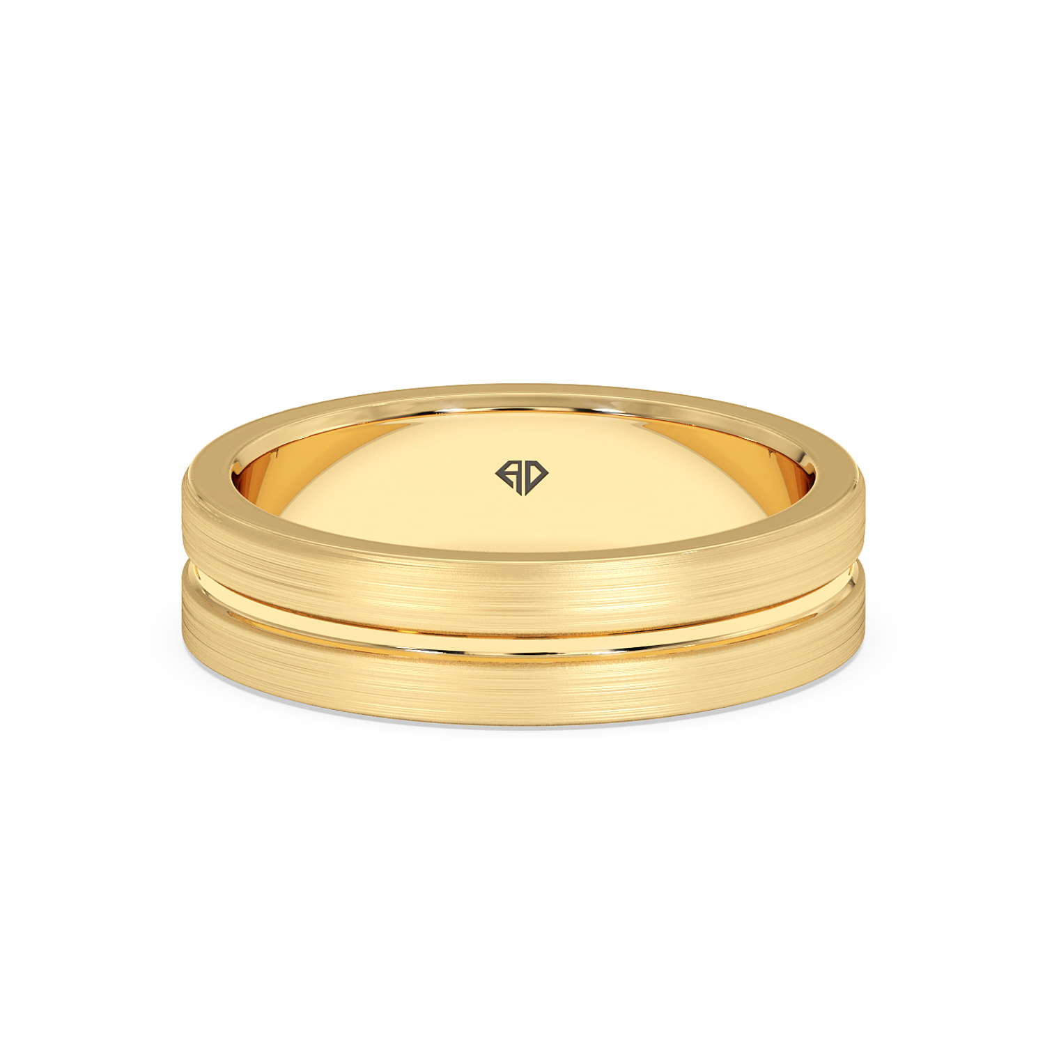 18K White Gold LT5RB15 Wedding Band